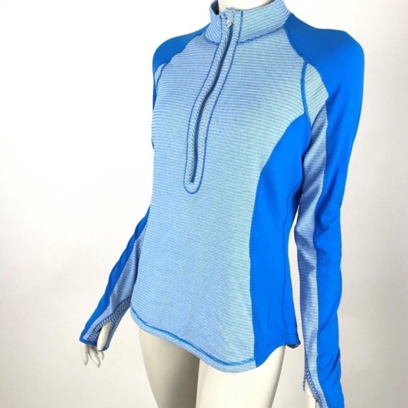 lululemon athletica Jackets & Blazers - Reversible: Lululemon Run U Turn Blue Pullover